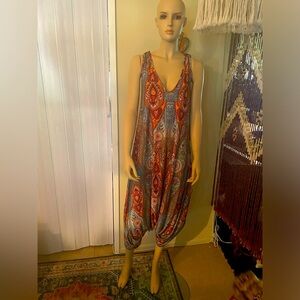 Bohemian multicolor pant jumper - Large